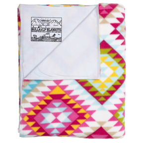 Bullkelp Super Soft Blanket Pink Aztec